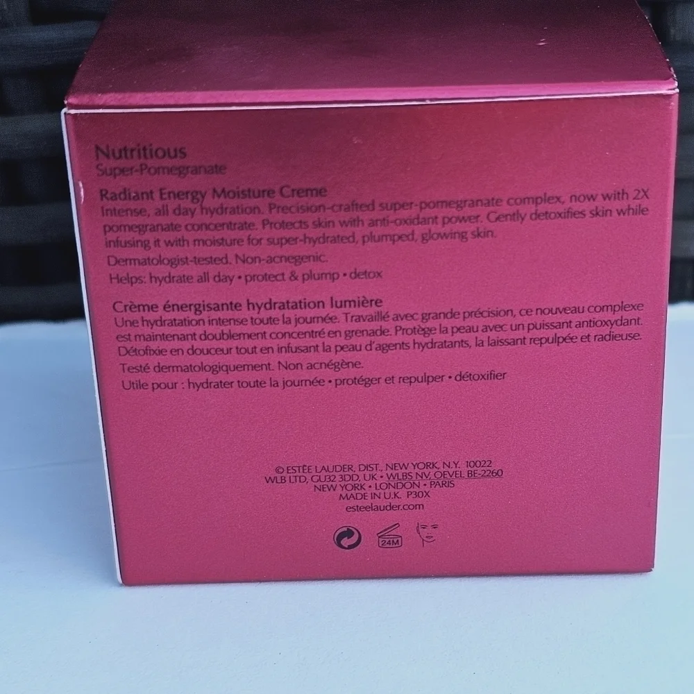 ESTÉE LAUDER Nutritious Super-Pomegrante Radiant Energy Moisture Crème 1.7oz - Picture 4 of 10
